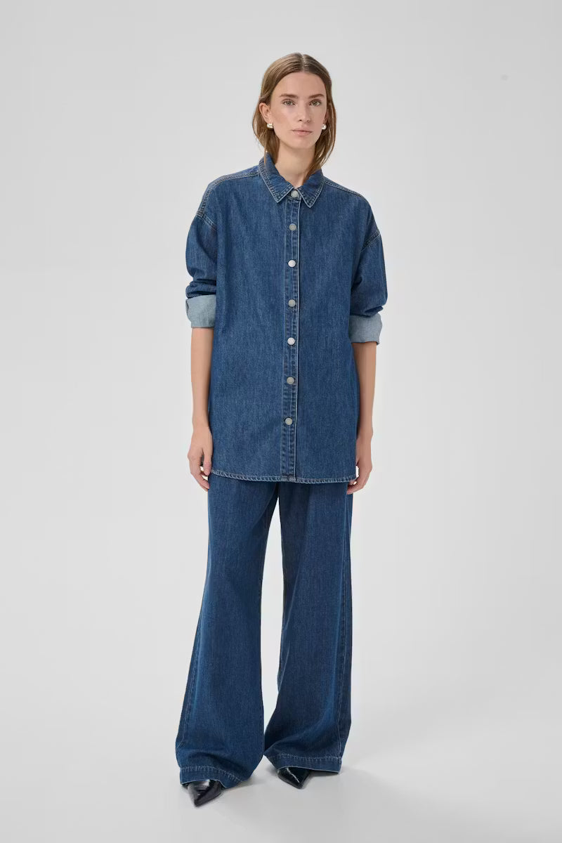 My Essential Wardrobe HilmaMW 171 Shirt - medium blue wash