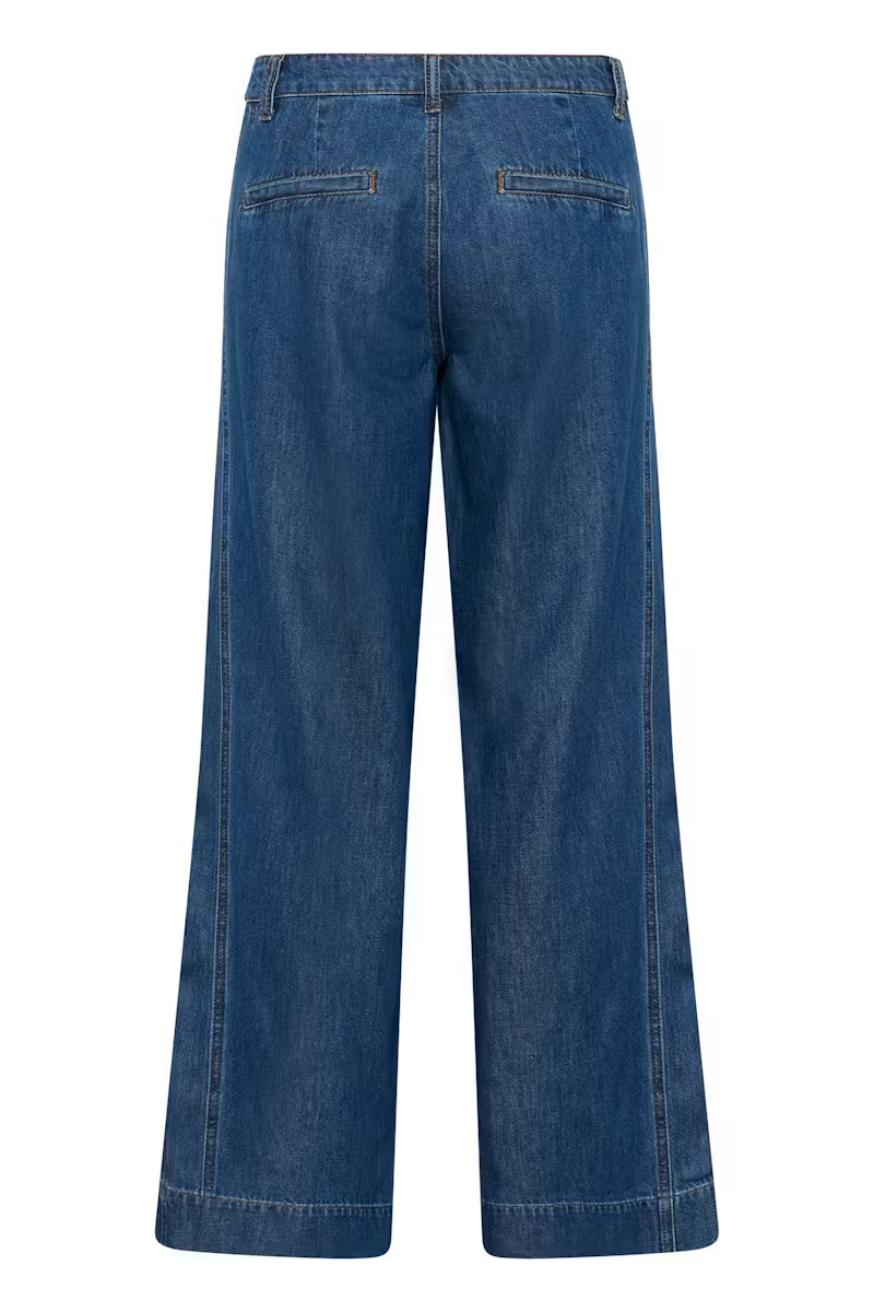 My Essential Wardrobe HilmaMW 171 X-Wide Pant - medium blue wash