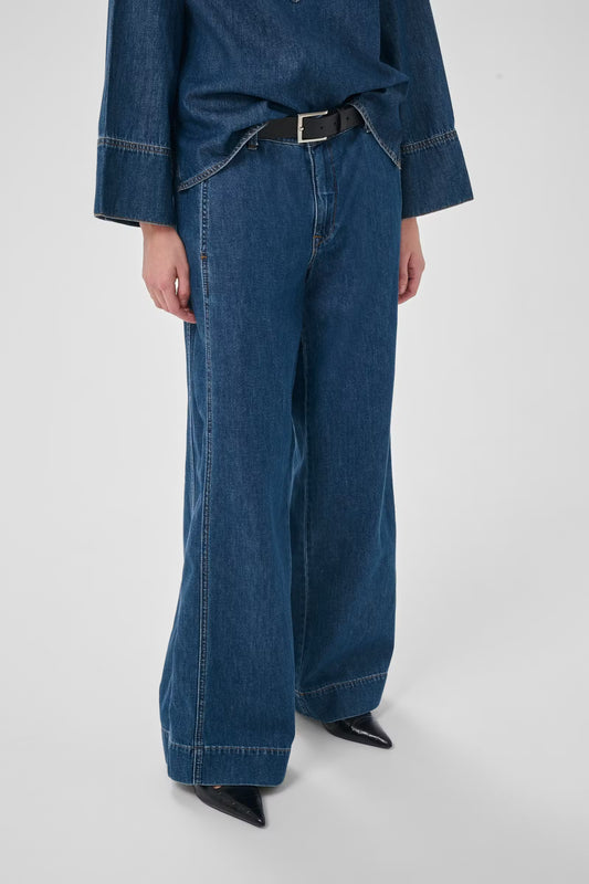 My Essential Wardrobe HilmaMW 171 X-Wide Pant - medium blue wash