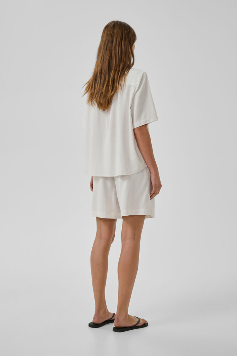 My Essential Wardrobe MWDias SS Boxy shirt - bright white