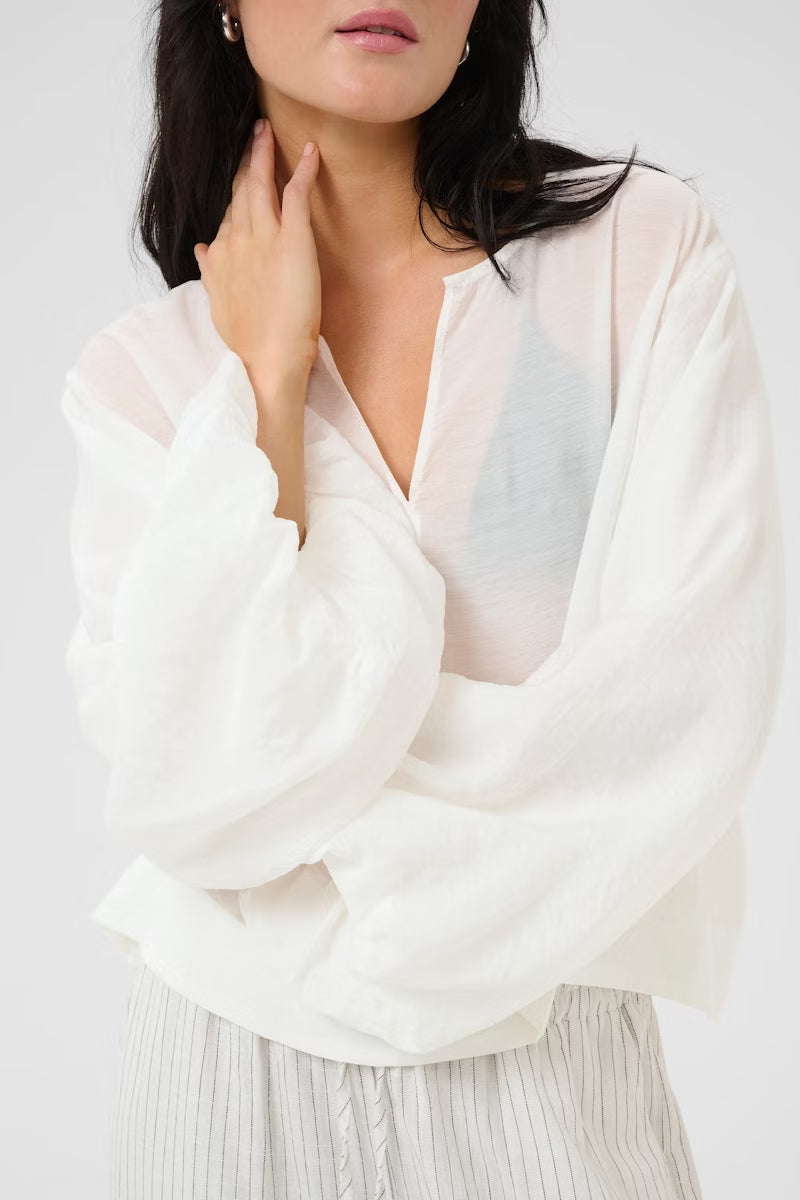 My Essential Wardrobe LiloMW Blouse - snow white