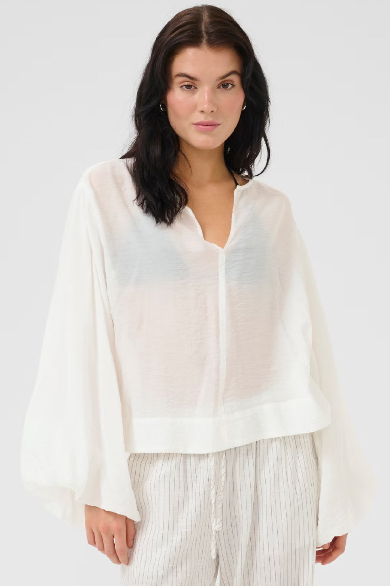 My Essential Wardrobe LiloMW Blouse - snow white