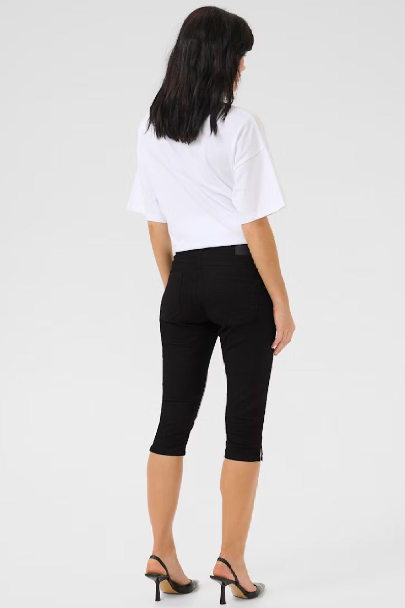 My Essential Wardrobe CerolMW 103 Capri - black un-wash