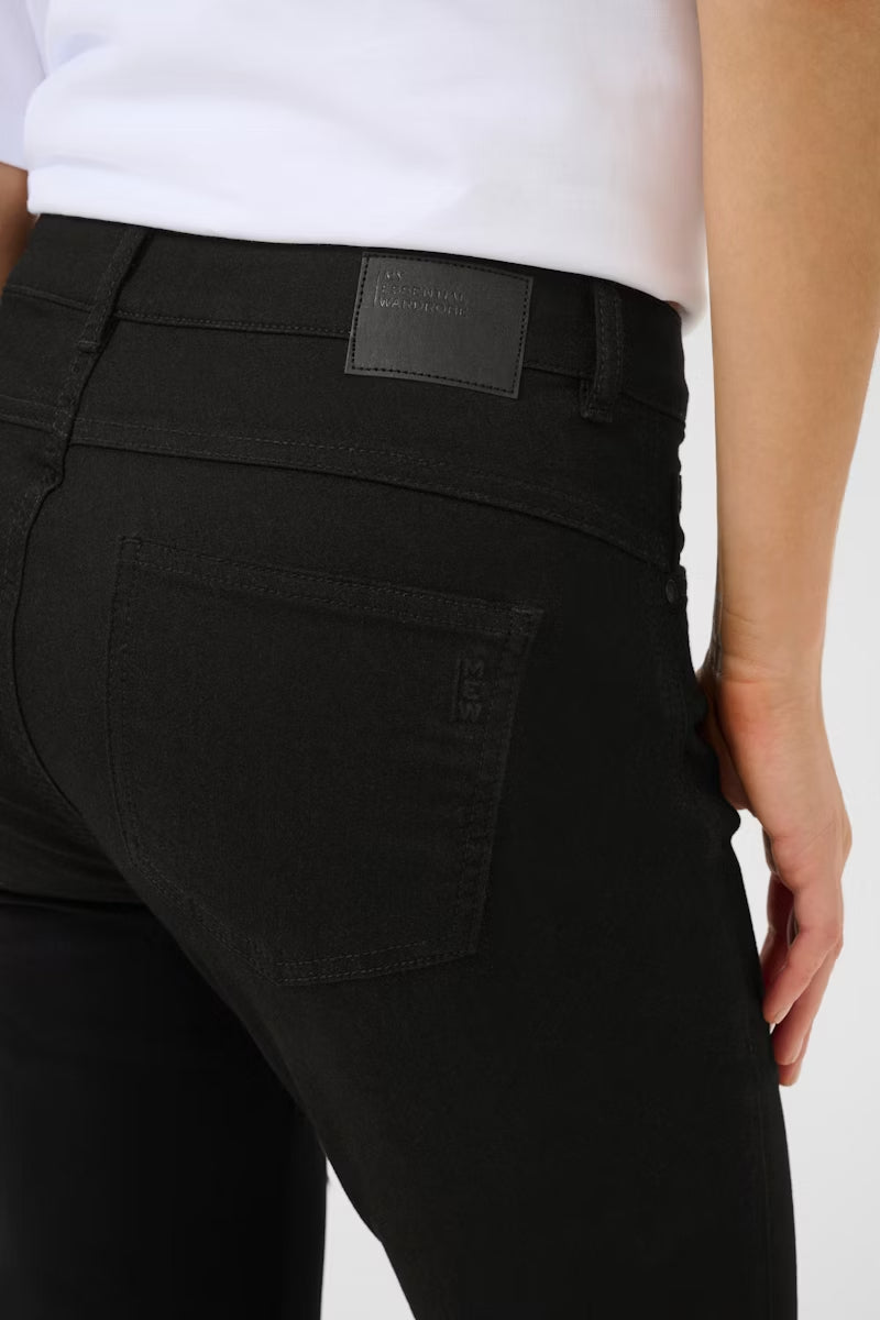 My Essential Wardrobe CerolMW 103 Capri - black un-wash