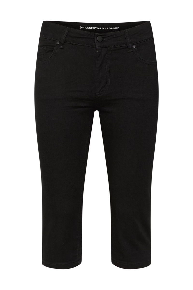 My Essential Wardrobe CerolMW 103 Capri - black un-wash