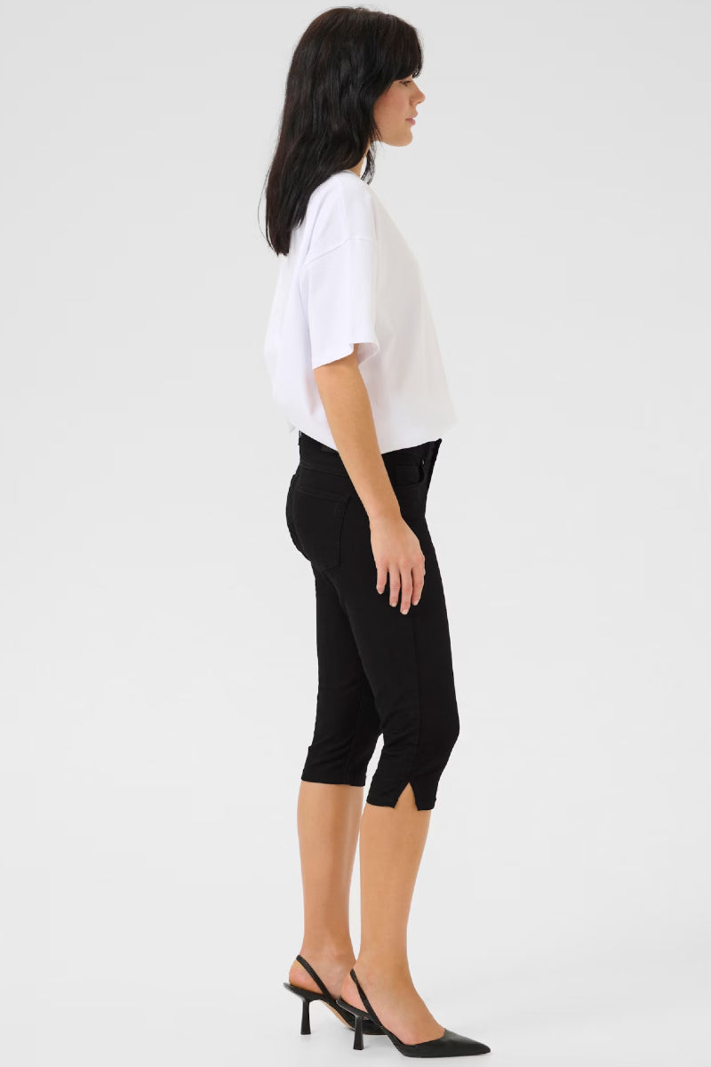 My Essential Wardrobe CerolMW 103 Capri - black un-wash