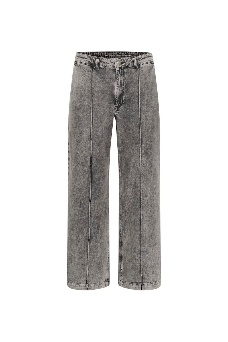 My Essential Wardrobe MaloMW 143 Wide Pant - medium grey retro wash