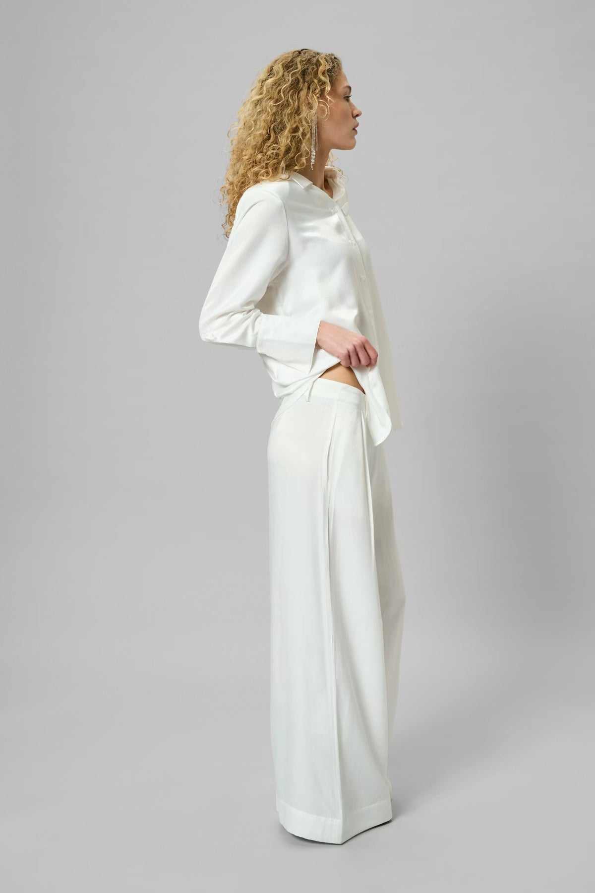 My Essential Wardrobe MWEstelle Wide pant - snow white