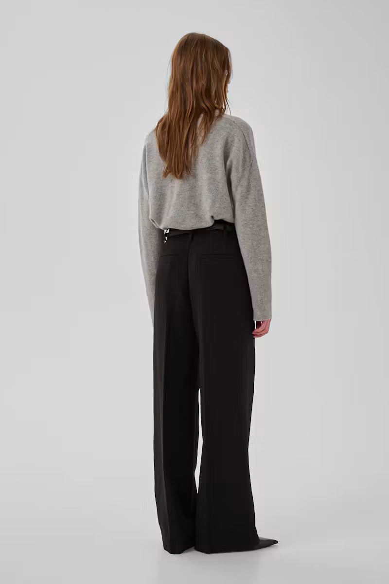 My Essential Wardrobe 13 The Knit Cardigan - light grey melange