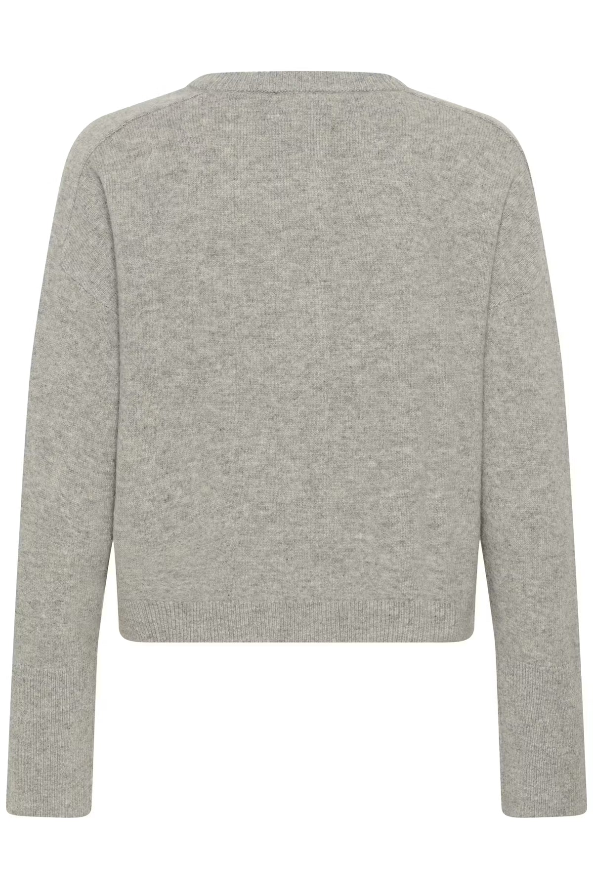 My Essential Wardrobe 13 The Knit Cardigan - light grey melange