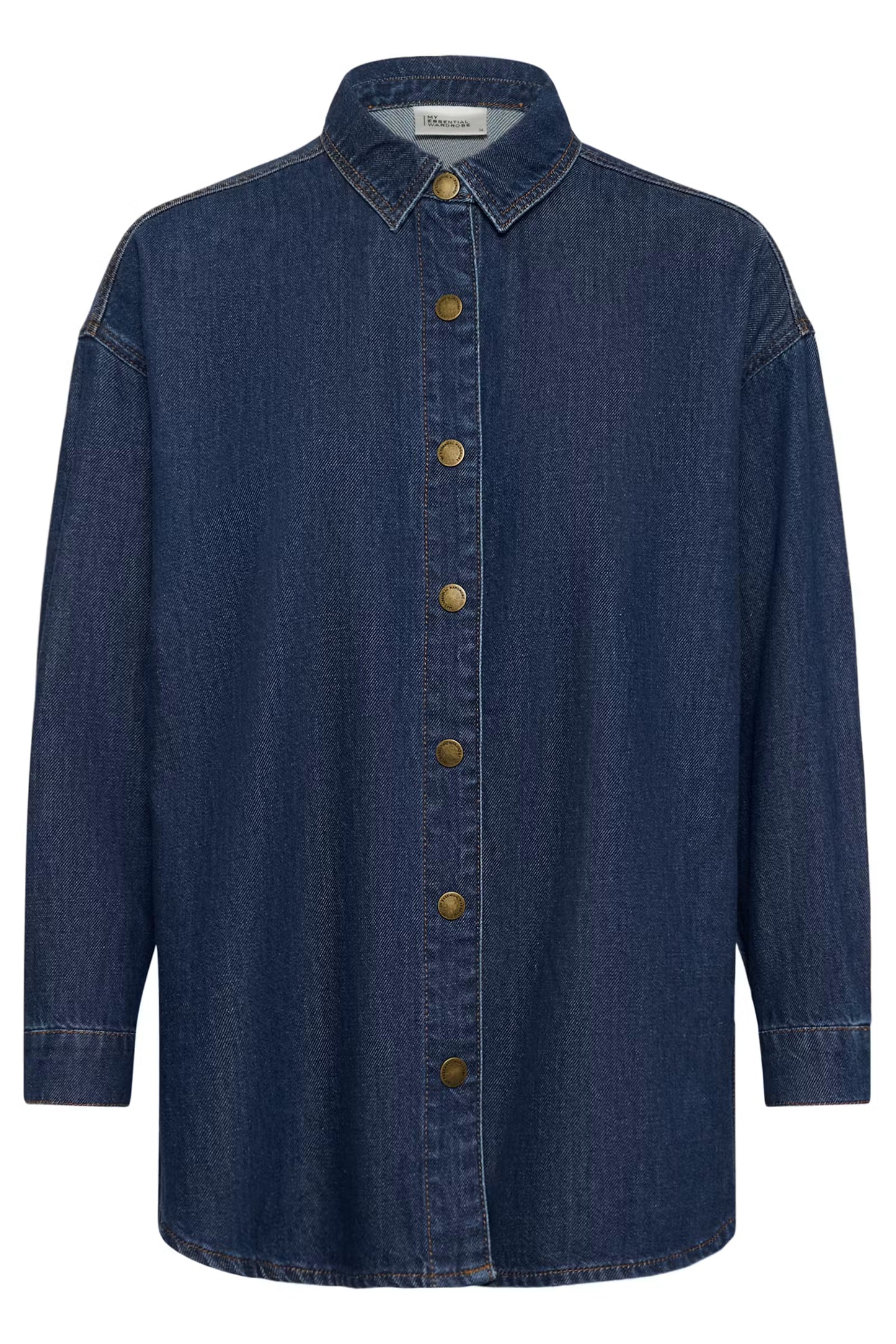 My Essential Wardrobe Denim Shirt MWHilma 171 - dark blue wash