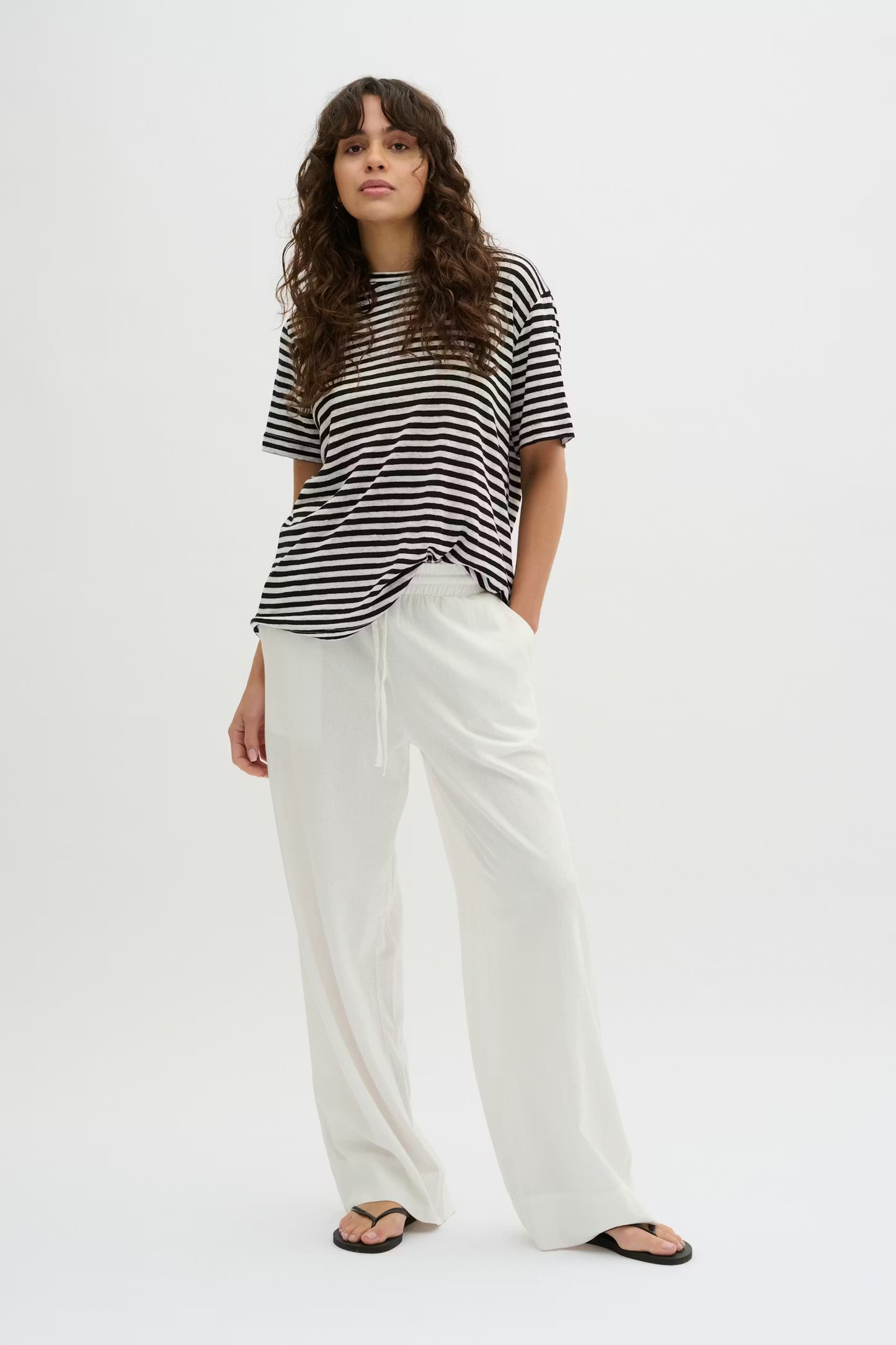 My Essential Wardrobe DiasMW Pant - bright white