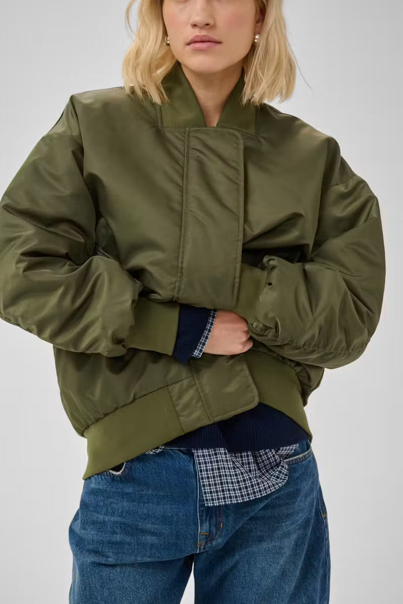 My Essential Wardrobe HelgaMW Bomber jacket - green