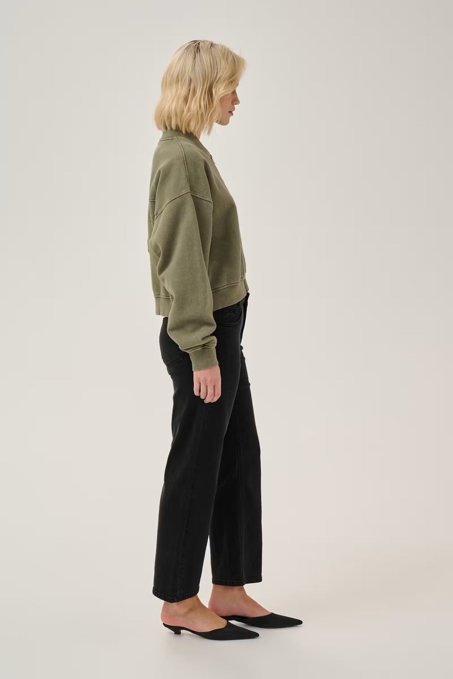 My Essential Wardrobe Jeans Straight MWValla 144 - dark grey wash