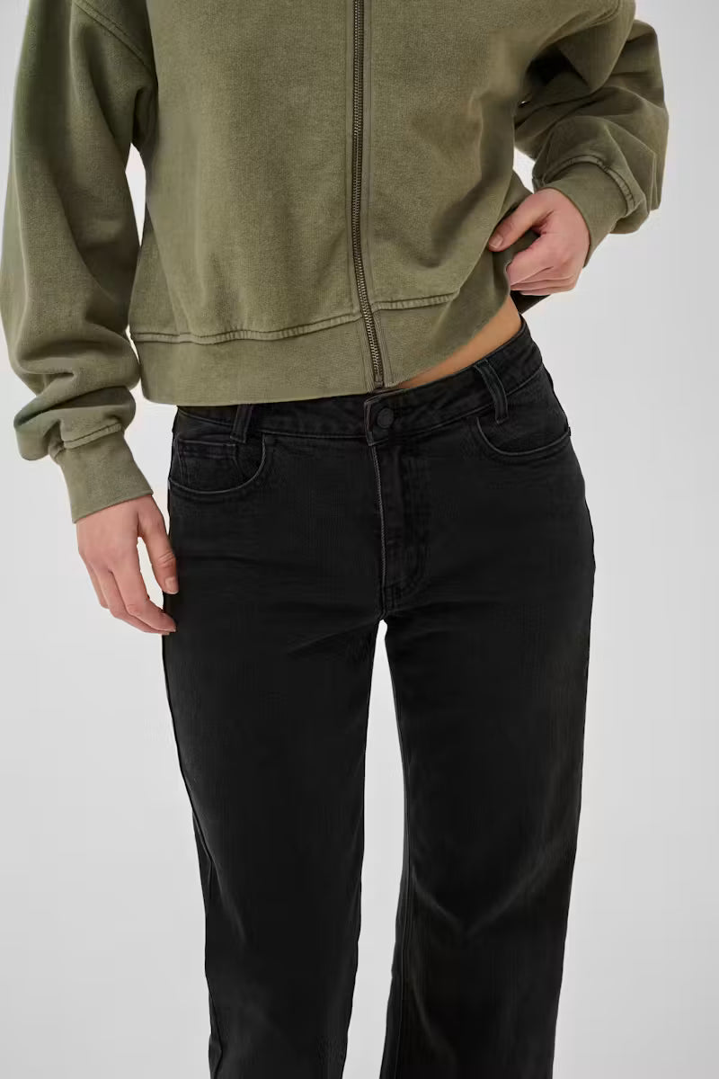 My Essential Wardrobe Jeans Straight MWValla 144 - dark grey wash