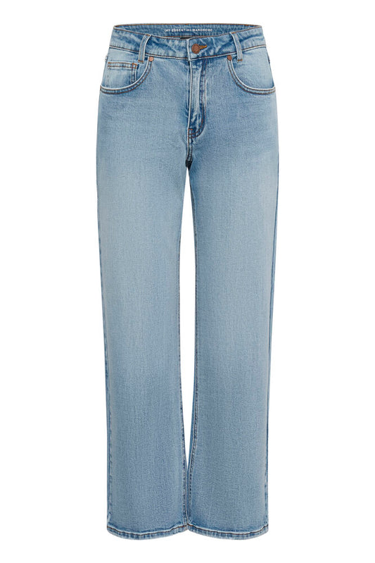 My Essential Wardrobe Jeans Straight MWValla 144 - light blue retro wash