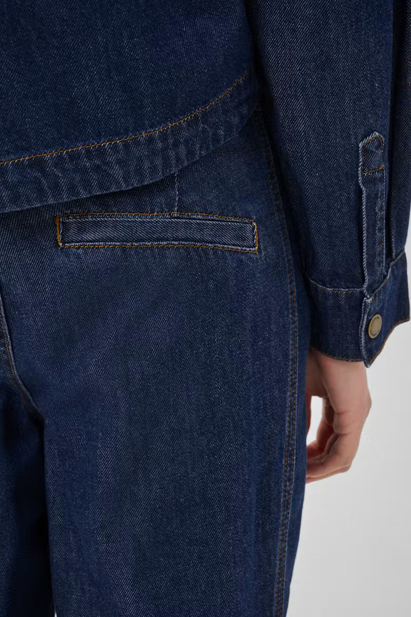 My Essential Wardrobe Jeans Wide MWHilma 171 - dark blue wash