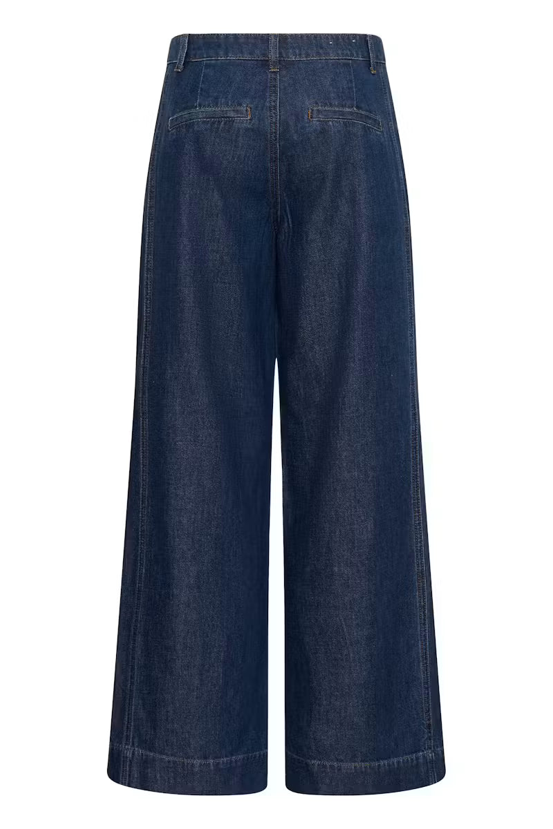 My Essential Wardrobe Jeans Wide MWHilma 171 - dark blue wash
