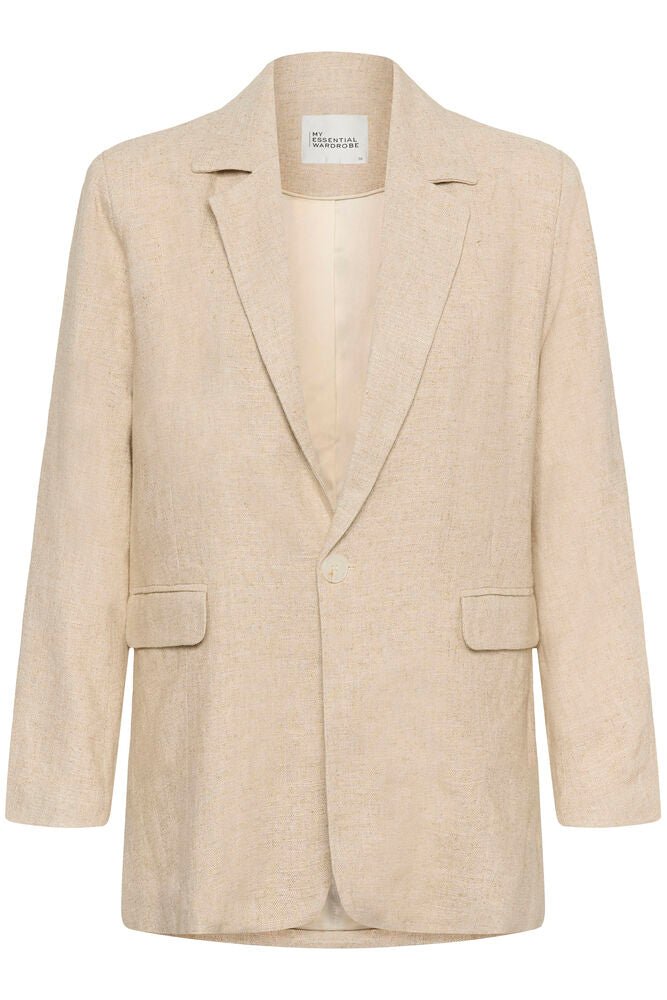 My Essential Wardrobe LavitaMW Blazer - oatmeal melange