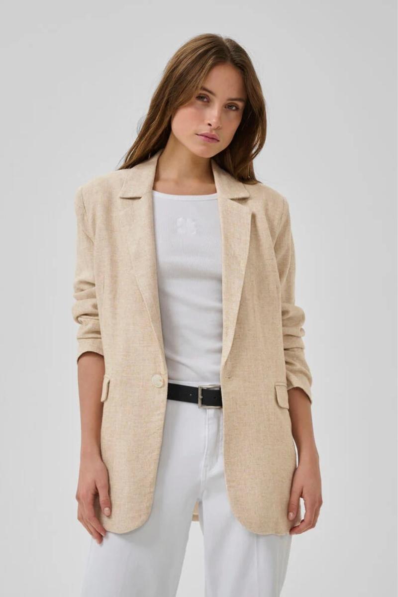 Naisten beige bleiseri