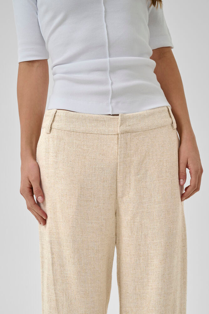 My Essential Wardrobe LavitaMW Pant - oatmeal melange