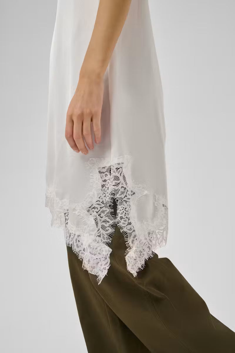 My Essential Wardrobe MWBrenda Lace Dress - snow white