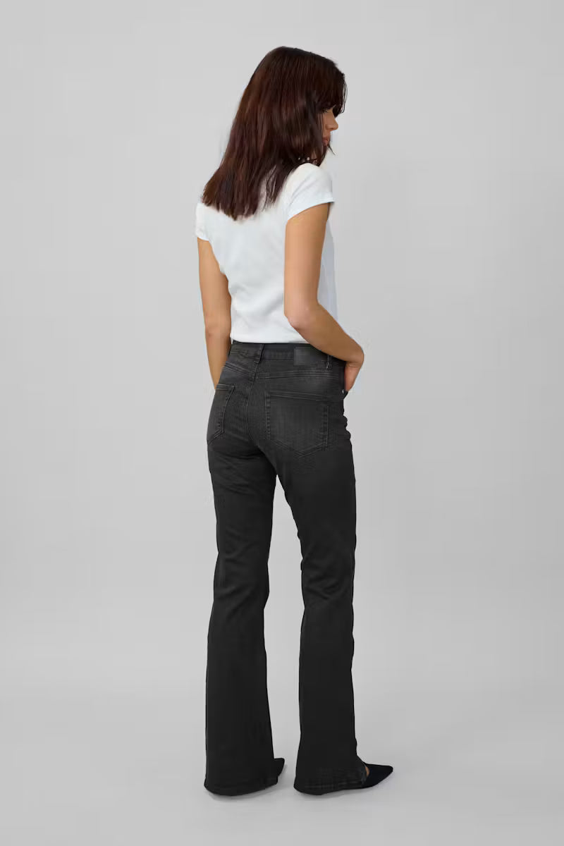 My Essential Wardrobe MWDekota 100 bootcut Jeans - black wash