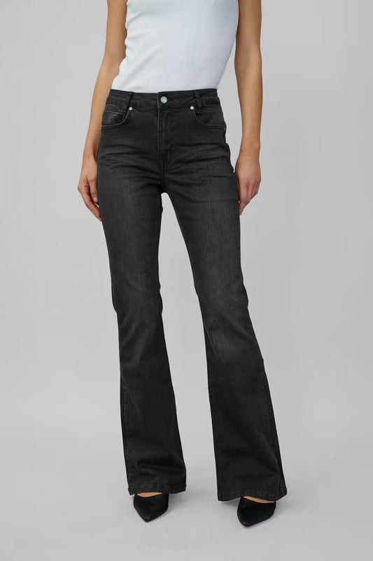 My Essential Wardrobe MWDekota 100 bootcut Jeans - black wash