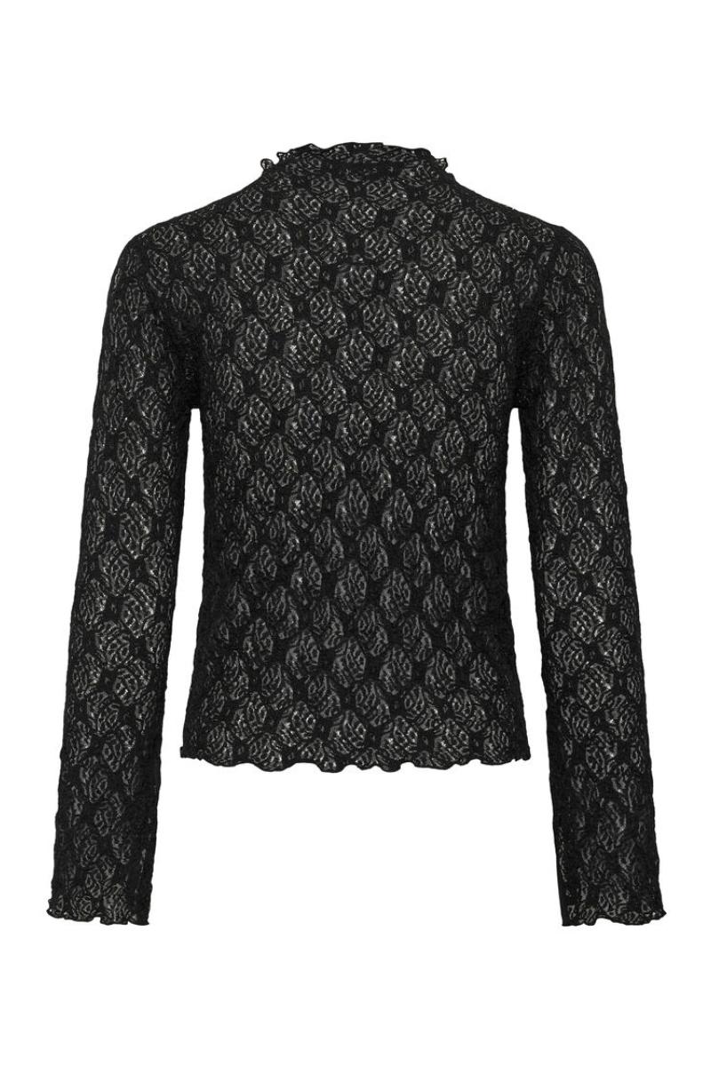 Naisten musta pitsitoppi