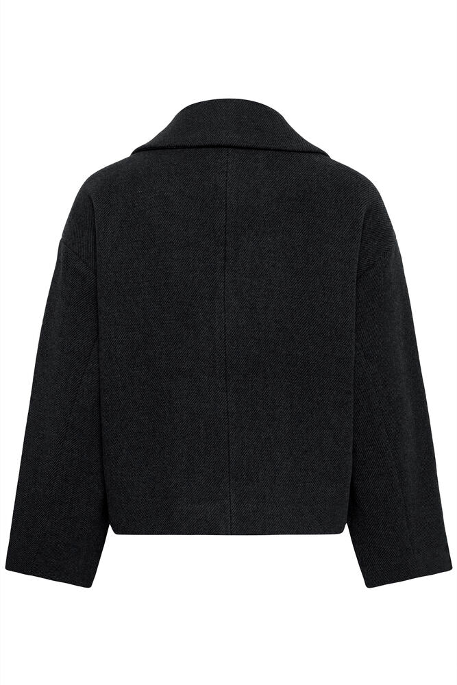 My Essential Wardrobe MWFrannie Maggie short jacket - dark grey melange