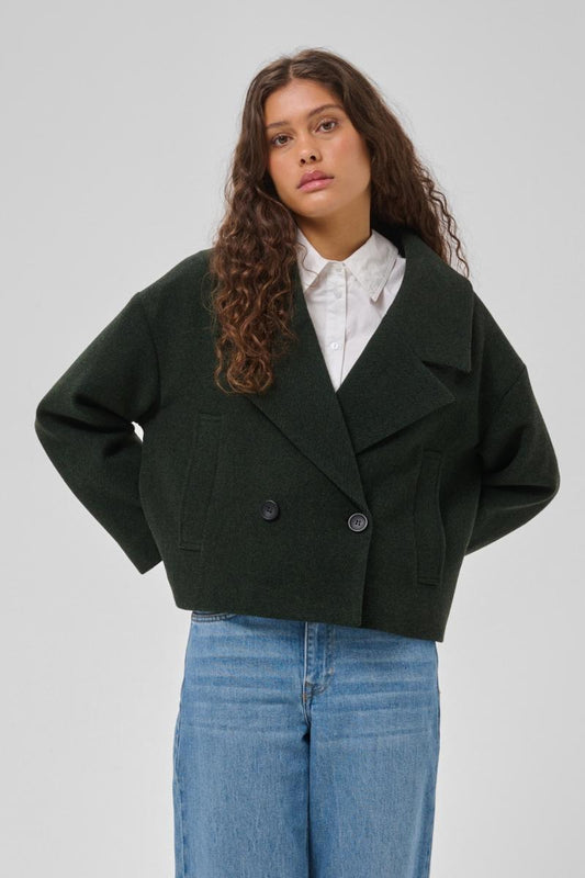 My Essential Wardrobe MWFrannie Maggie short jacket - douglas melange