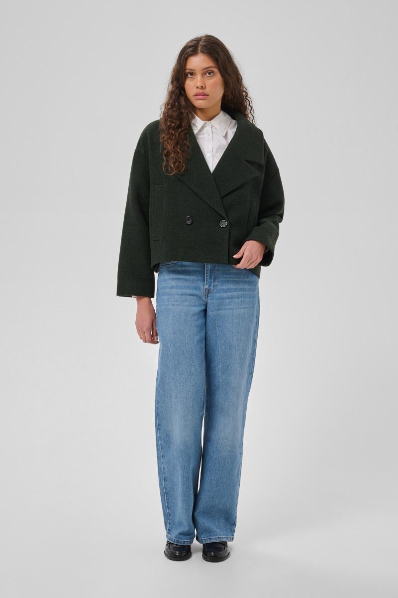 My Essential Wardrobe MWFrannie Maggie short jacket - douglas melange