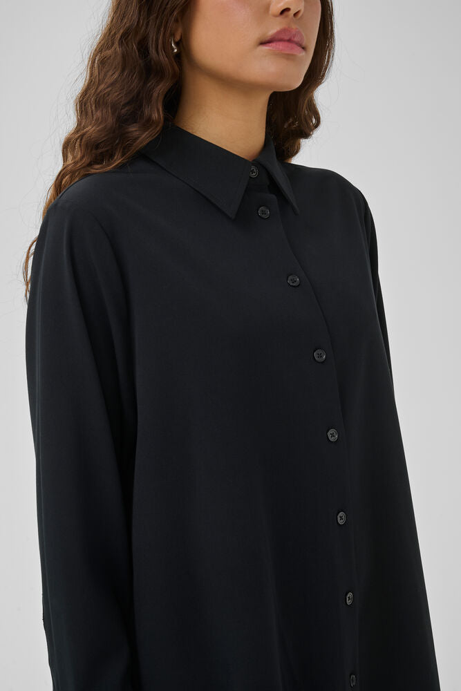My Essential Wardrobe MWHace Vitta Shirt - black