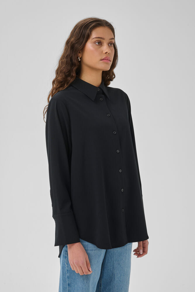 My Essential Wardrobe MWHace Vitta Shirt - black