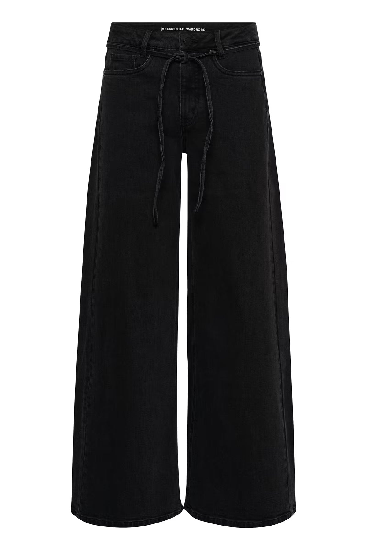 My Essential Wardrobe MWKaro 144 Wide Jeans - dark grey wash
