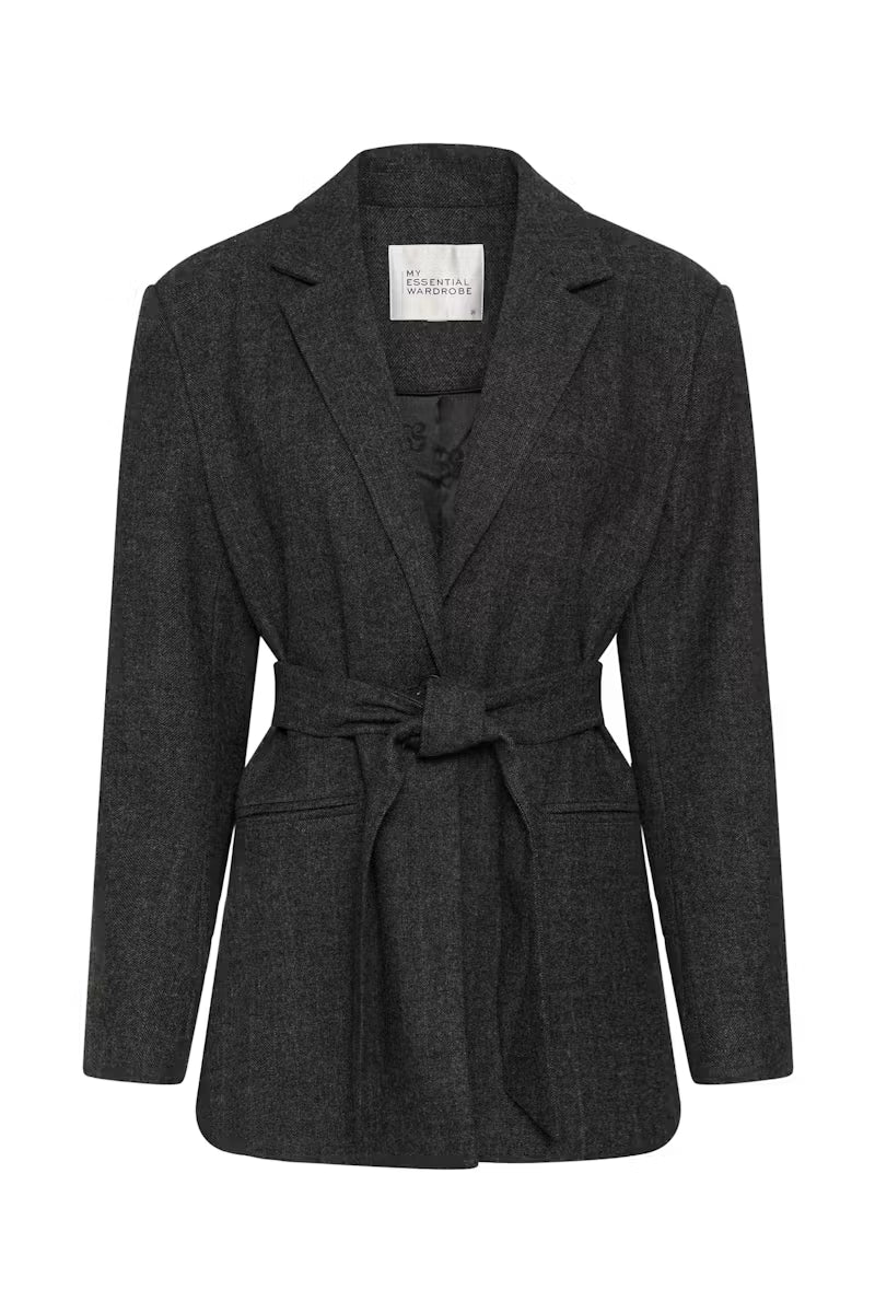 My Essential Wardrobe MWLayla Blazer - dark grey melange
