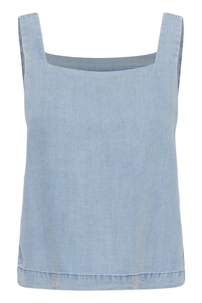My Essential Wardrobe MWNelly Dias top - light blue / blue wash