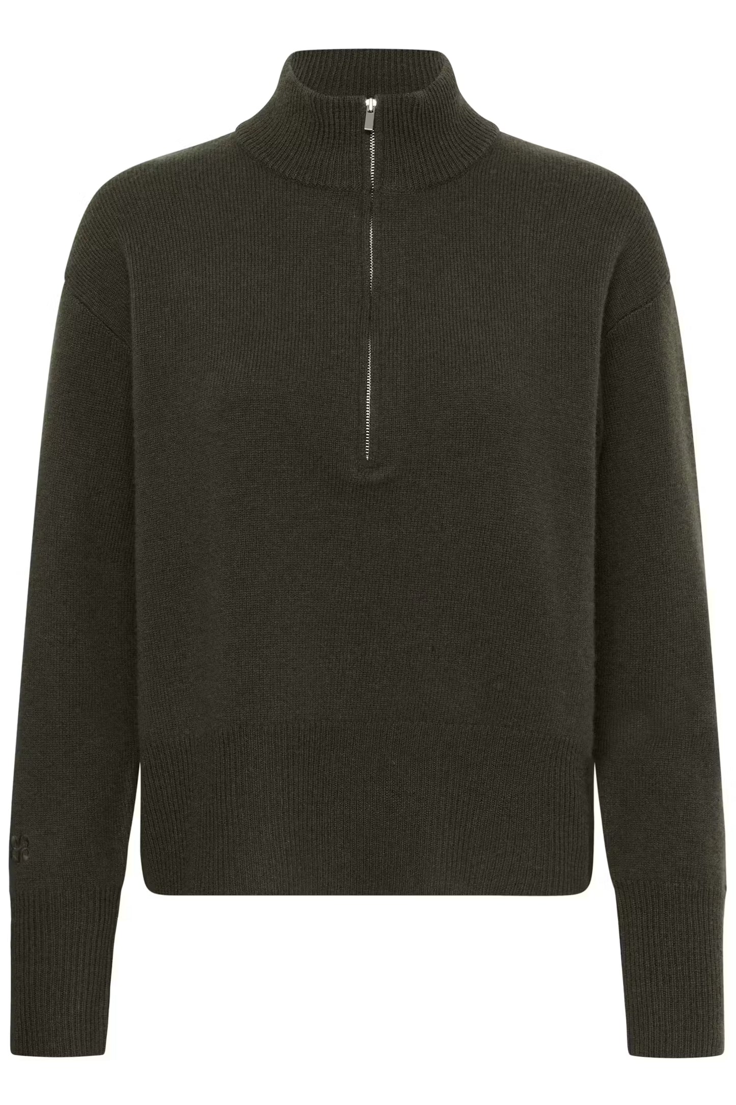 My Essential Wardrobe MWTracy Halfzip Pullover - raven grey