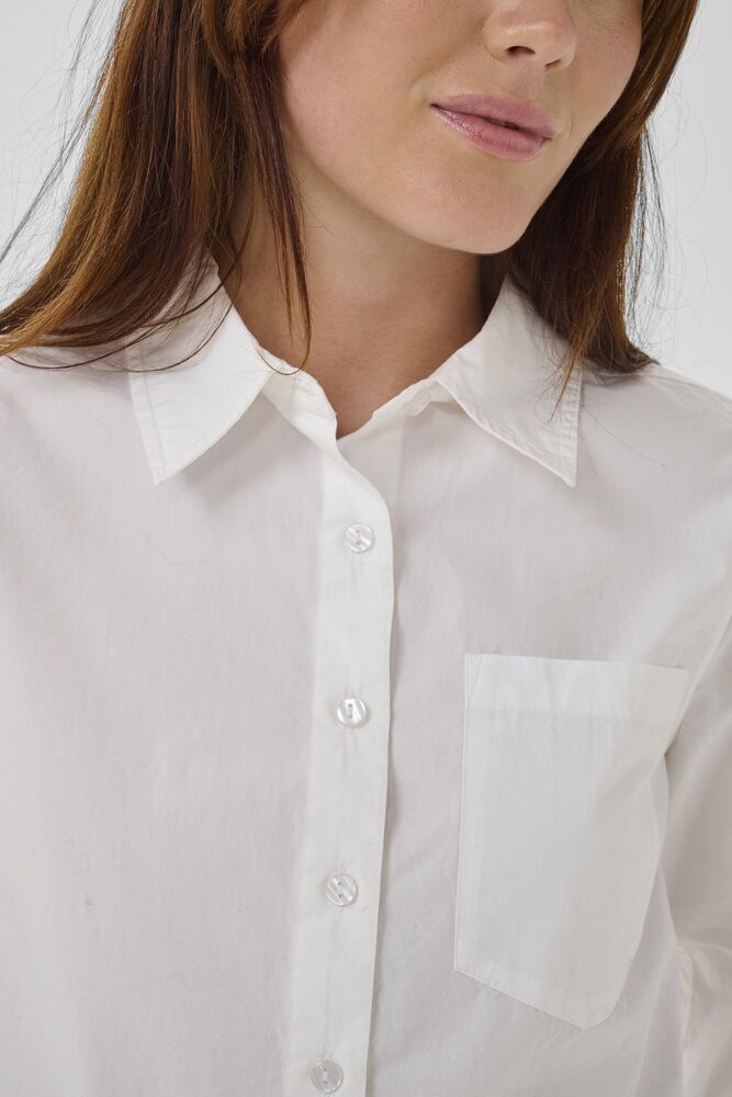 My Essential Wardrobe SunnaMW Short Shirt - bright white