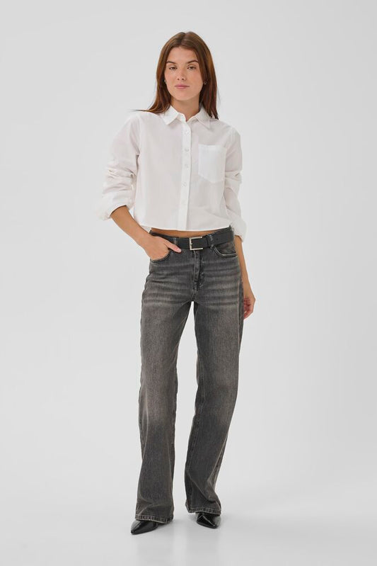 My Essential Wardrobe SunnaMW Short Shirt - bright white