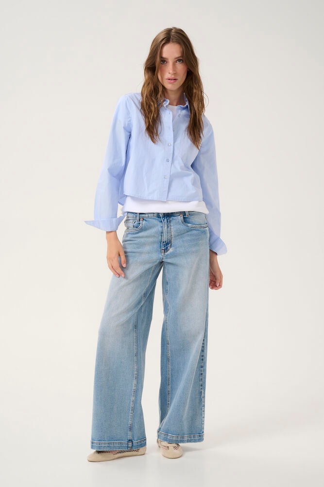 My Essential Wardrobe SunnaMW Short Shirt - kentucky blue