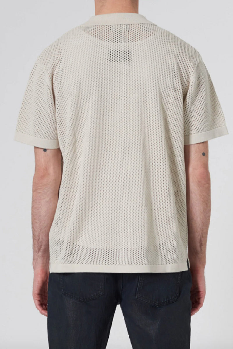 NEUW Cohen Knit SS Shirt - Washed stone