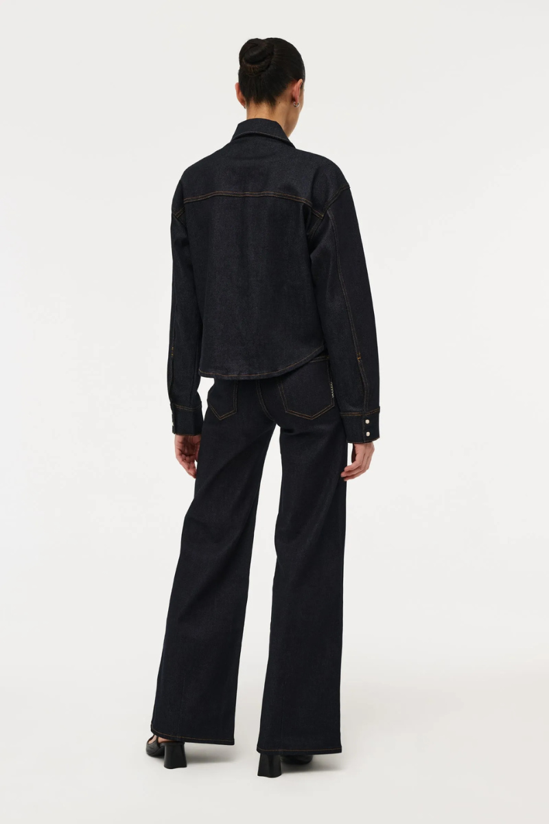 NEUW Resonate Shacket - raw indigo