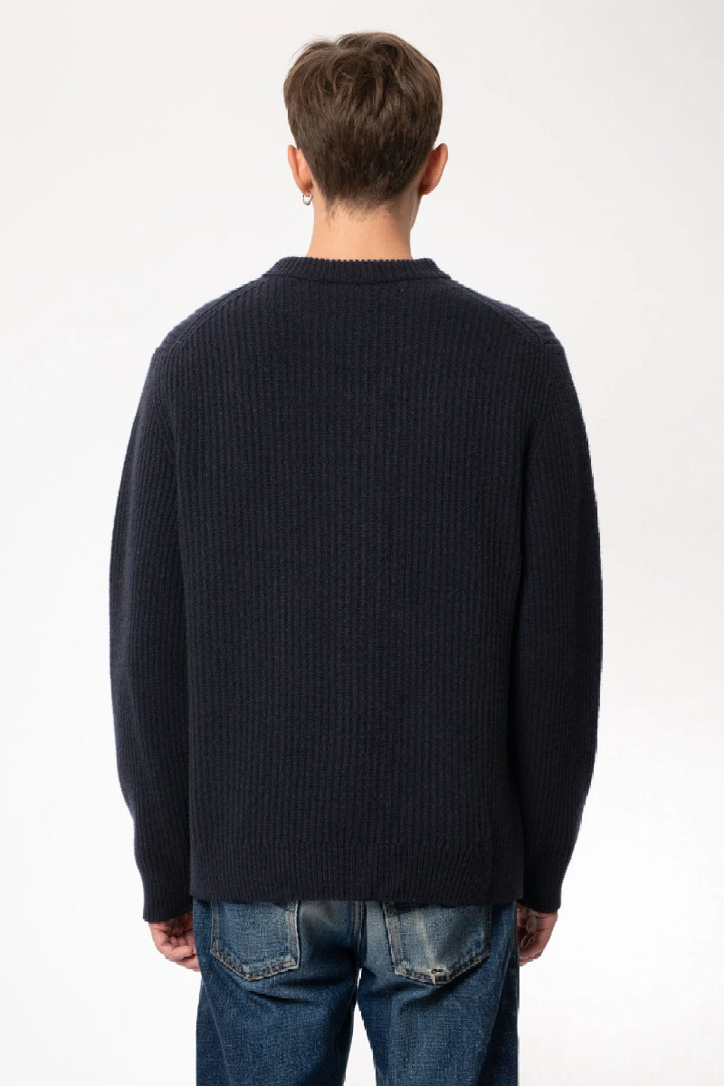 Nudie August Rib Wool Sweater&nbsp;