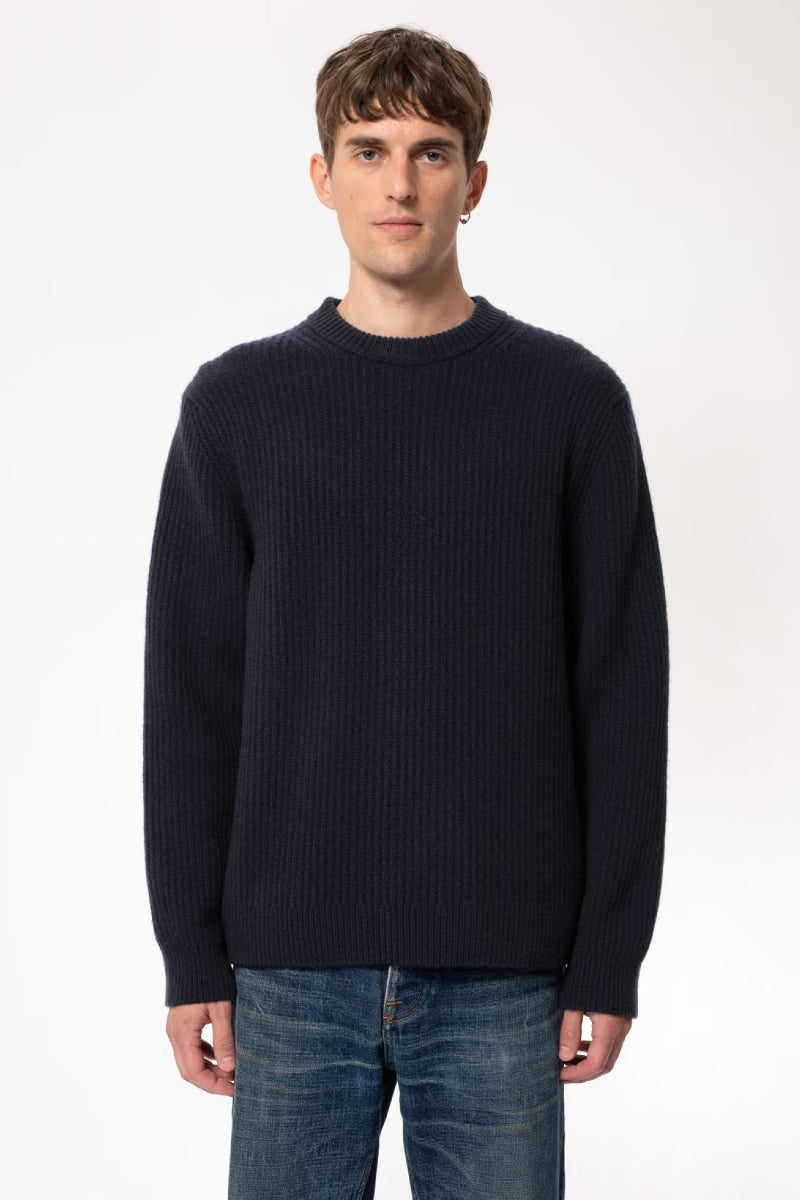 Nudie August Rib Wool Sweater&nbsp;