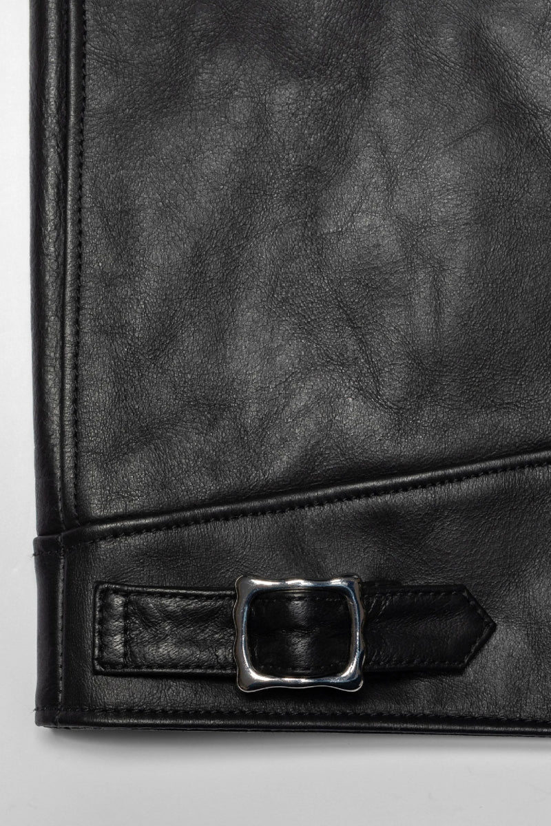 Nudie Eddy Rider Leather Jacket - black