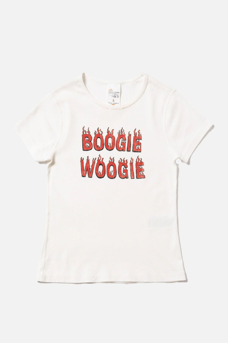 Nudie Eve T-shirt Boogie Woogie - offwhite