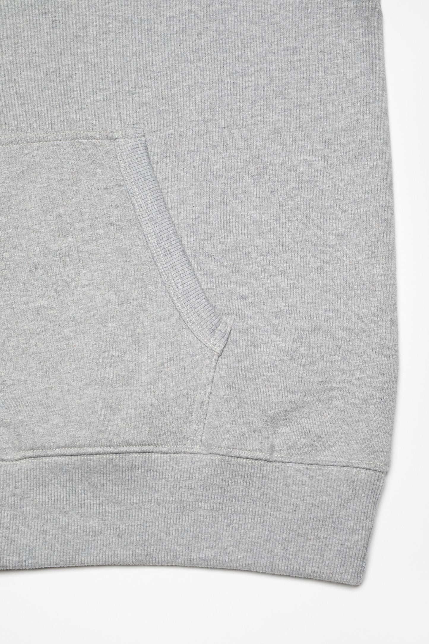 Nudie Jeans Gunde Logo Hoodie - grey melange