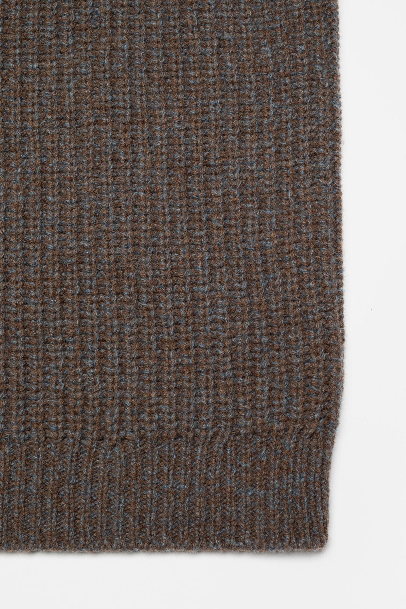 Nudie Jeans August Chunky Crew Neck Knit - brown