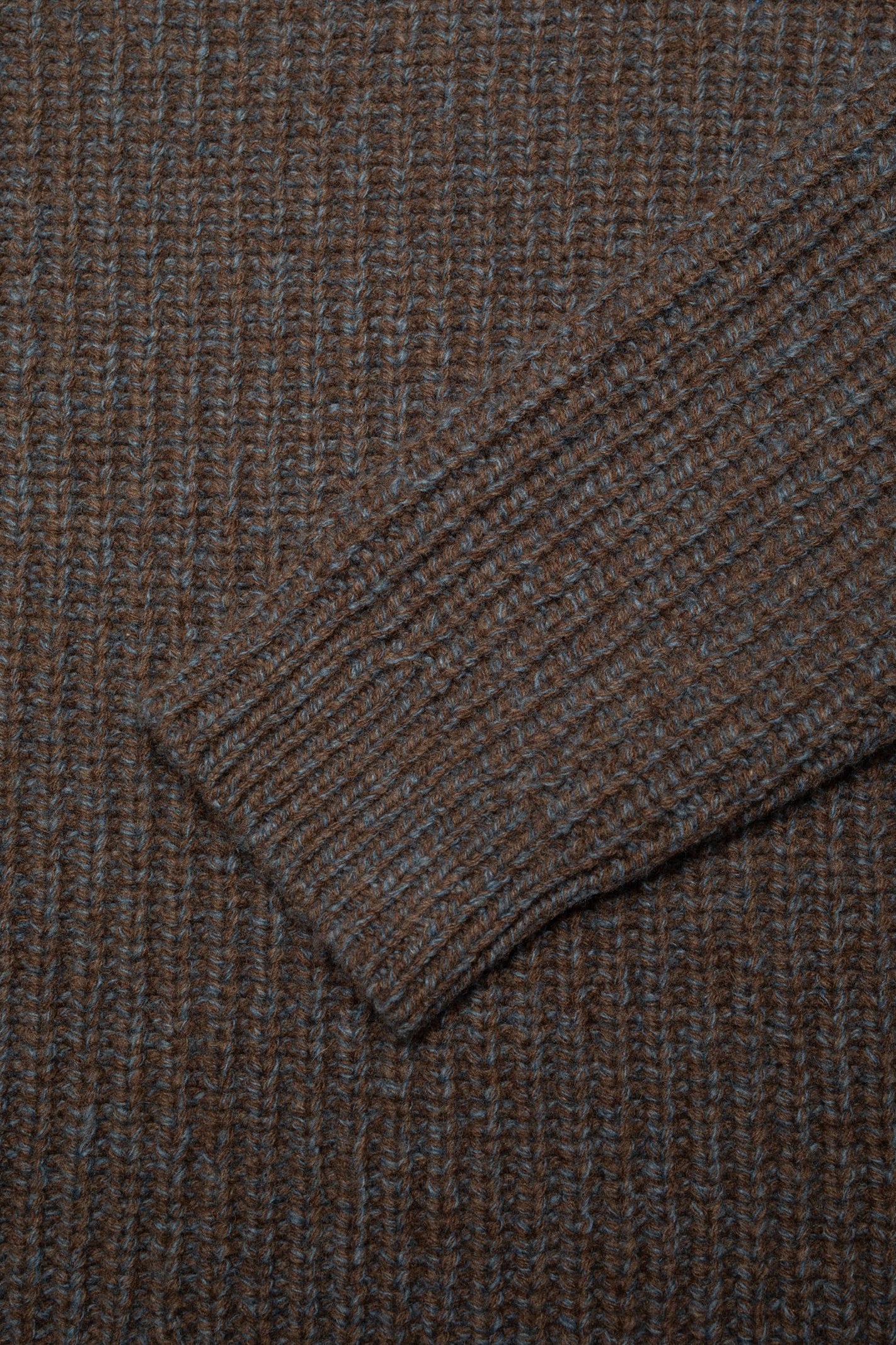 Nudie Jeans August Chunky Crew Neck Knit - brown